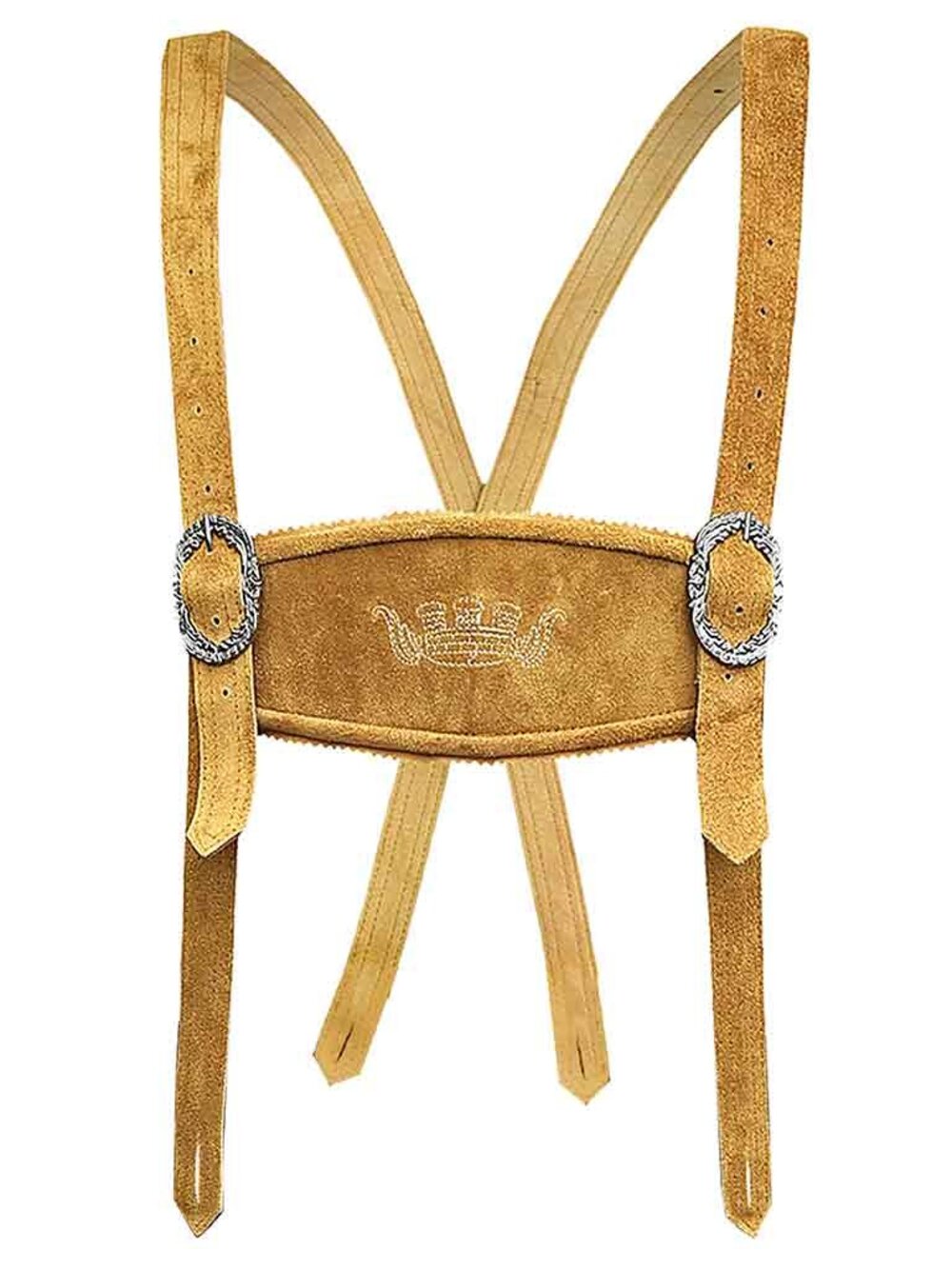 Men’s Bavarian Kniebundhosen Zimmer Oktoberfest Wear Golden Brown - Picture 10 of 12